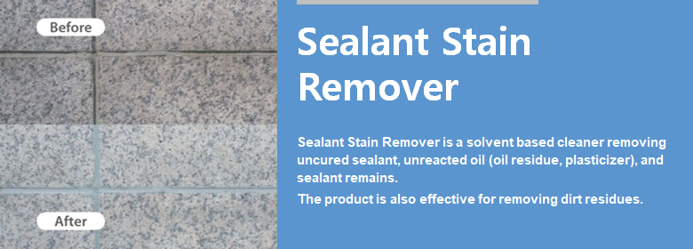 ConfiAd® Sealant Stain Remover is a solvent based cleaner removing uncured sealant, unreacted oil (oil residue, plasticizer), and sealant remains.
The product is also effective for removing dirt residues.